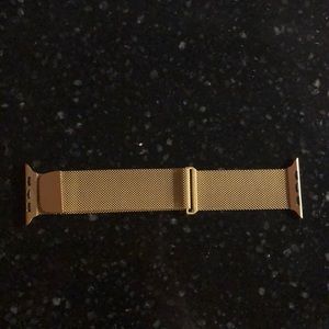 NWOT Gold Magnetic Mesh Band for Apple Watch 42mm